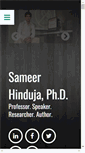 Mobile Screenshot of hinduja.org